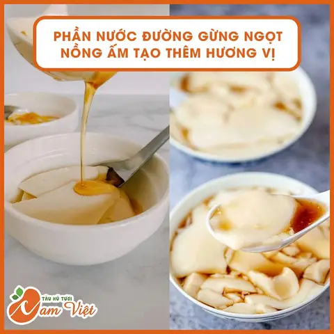 Bước 3: Nấu Nước Đường Ăn Cùng Tàu Hũ Tươi