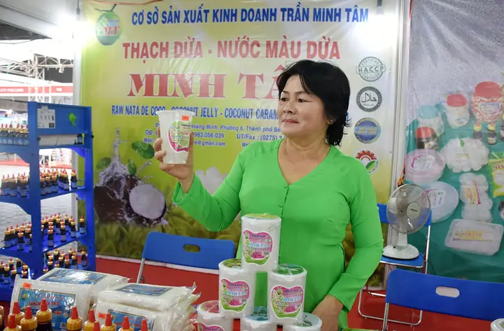 Thạch dừa Minh Tâm - nhãn hiệu độc quyền
