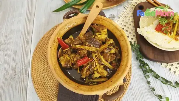 4.3 Thịt bò kho nghệ cho mẹ sau sinh