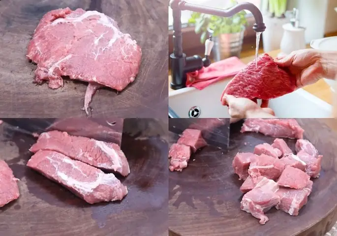 Sơ Chế Thịt Bò