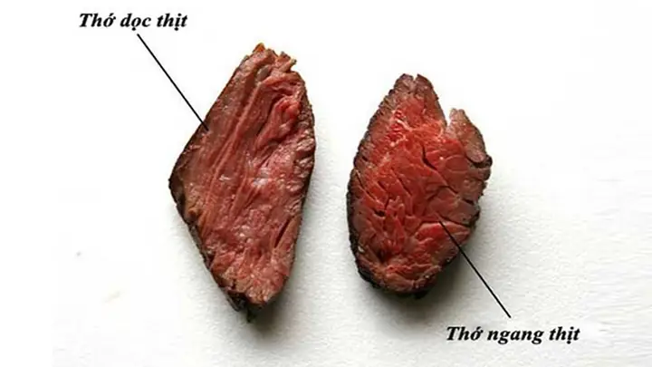 1Thái thịt ngang thớ