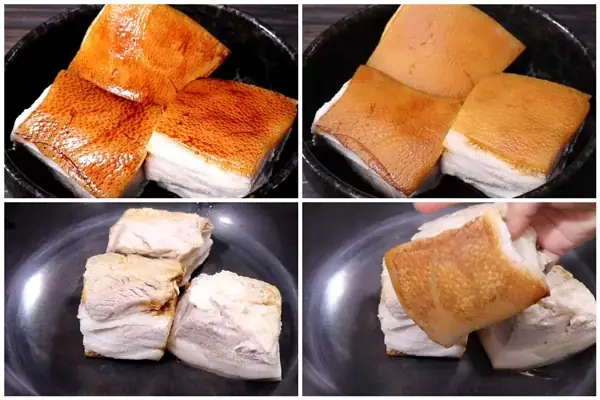 Bước 2: Sơ chế thịt heo