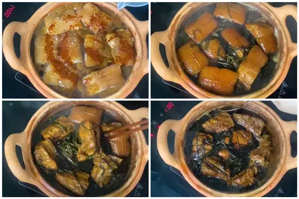 Bước 4: Kho thịt