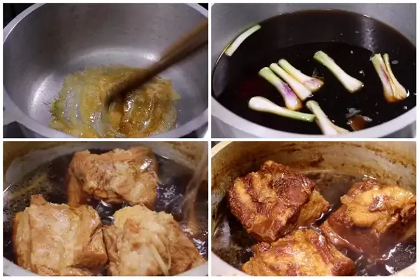 Bước 4: Kho thịt