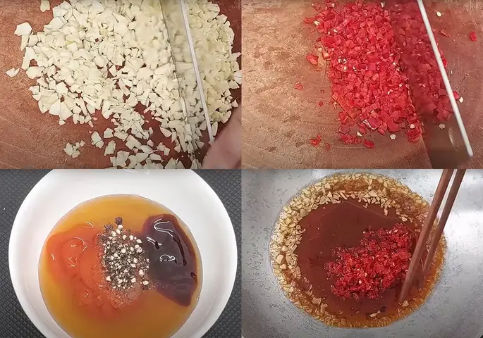 Làm Gia Vị Mắm Tỏi Ớt