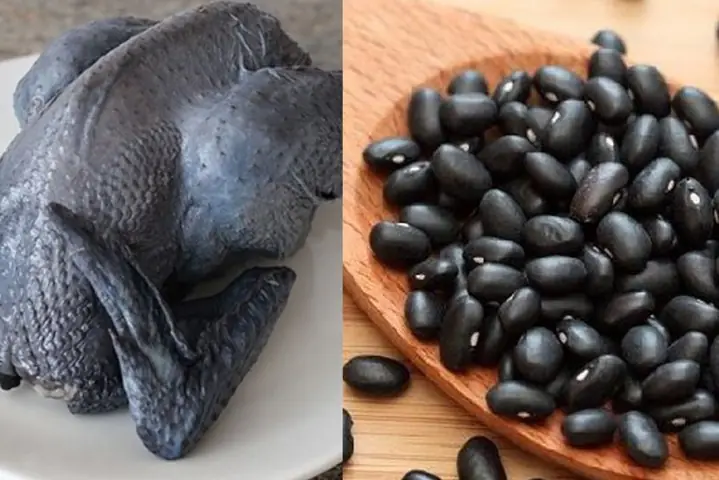 Gà Ác Hầm Đậu Đen