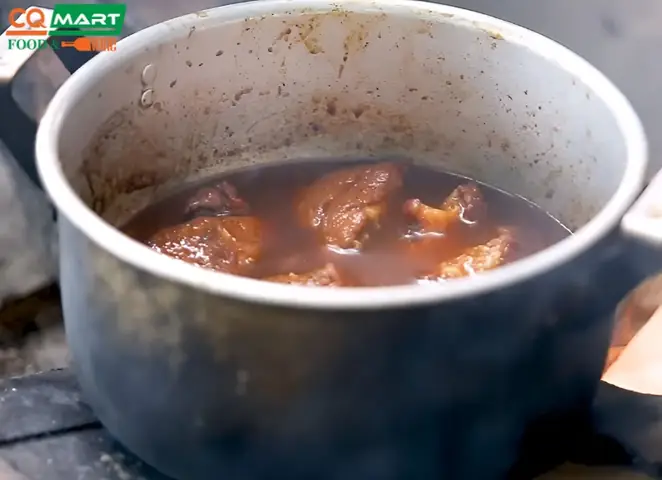 Bước 2: Ngâm Thịt