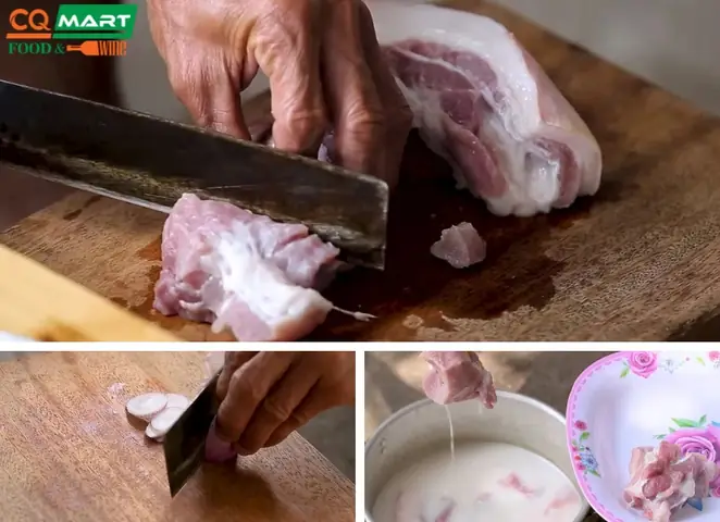 Bước 1: Sơ Chế Các Nguyên Liệu