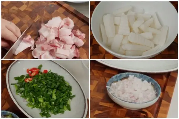 Bước 1: Sơ Chế Nguyên Liệu