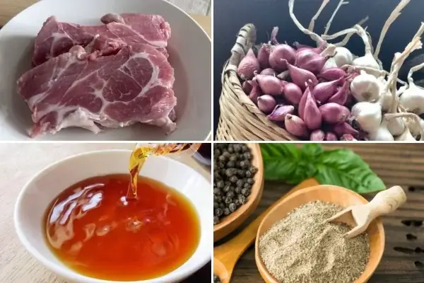 Nguyên liệu cần chuẩn bị