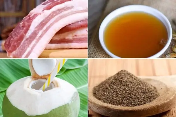 Nguyên liệu cần có Nguyên liệu cần có