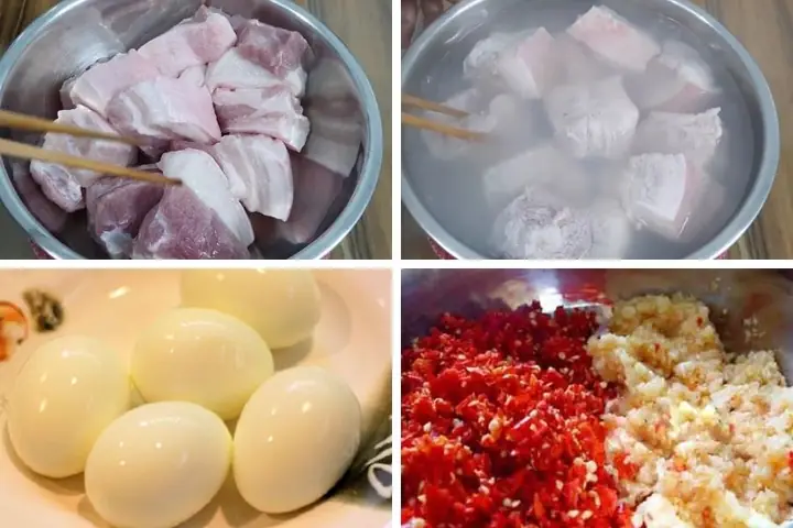 Bước 1: Sơ chế nguyên liệu