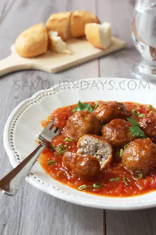Meatballs in Tomato sauce (Vietnamese style)
