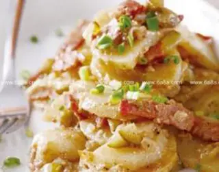 cách nấu thịt xông khói