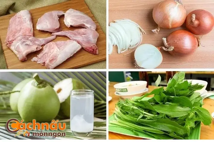 * Chuẩn bị nguyên liệu: