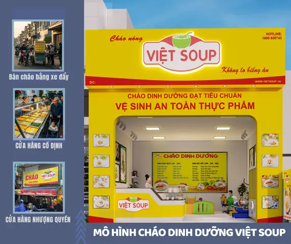 Lý do mẹ bỉm nên chọn mở cửa hàng cháo dinh dưỡng