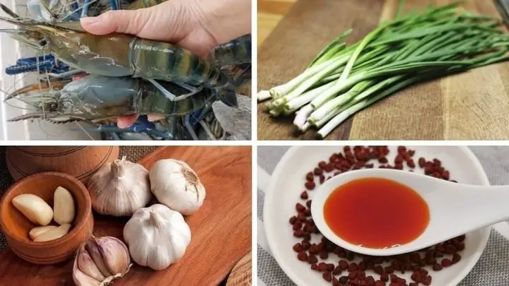 Nguyên liệu làm tôm càng xanh kho tàu Nguyên liệu làm tôm càng xanh kho tàu