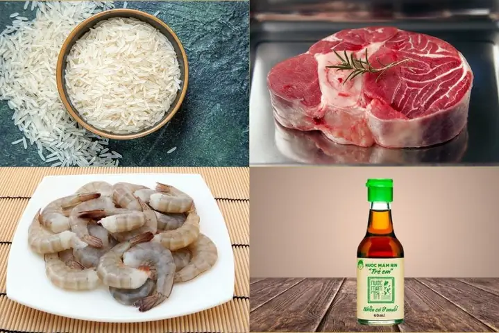 2.1 Cháo Tôm Thịt Heo Cho Bé Ăn Dặm (công Thức Do Người Dùng Chia Sẻ)