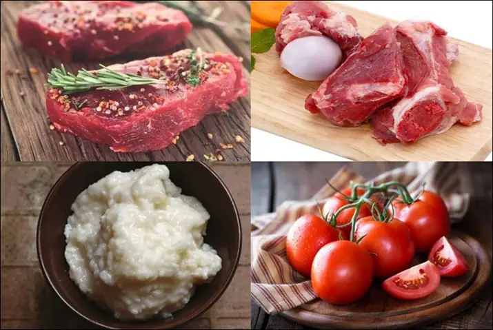 Nguyên Liệu Làm Lẩu Thịt Trâu Nhúng Mẻ