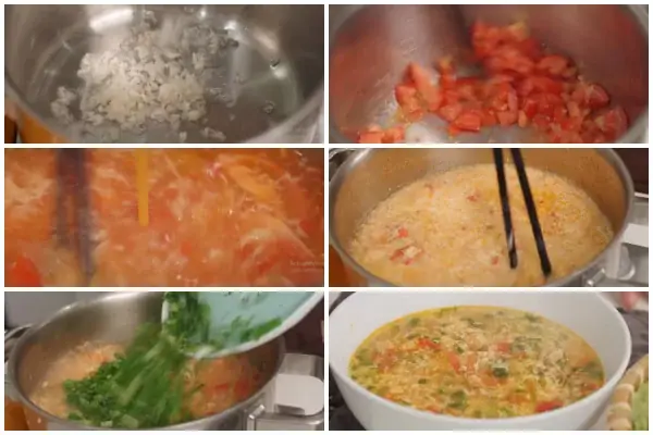 Các Bước Nấu Canh Cà Chua Trứng Các Bước Nấu Canh Cà Chua Trứng