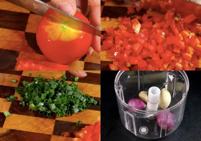 Sơ chế các nguyên liệu