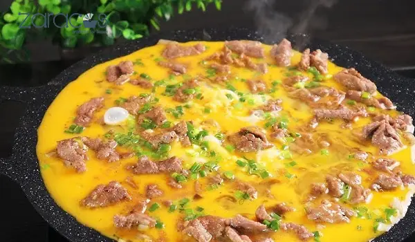 Trứng Ngỗng Chiên Nấm Thịt Bò – Cách Chế Biến Trứng Ngỗng Cho Bà Bầu