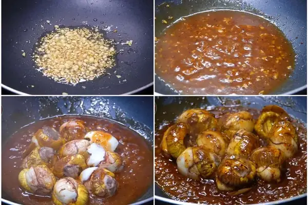 Bước 3: Cách Làm Vịt Lộn Sốt Me Bước 3: Cách Làm Vịt Lộn Sốt Me