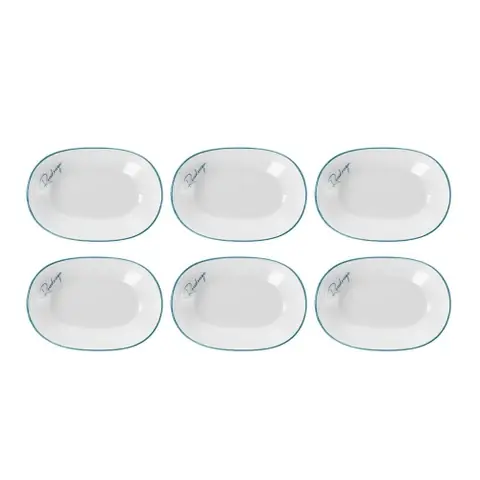 Bộ 6 Đĩa Chấm Bầu Dục Elmich Rosedesign El-0262