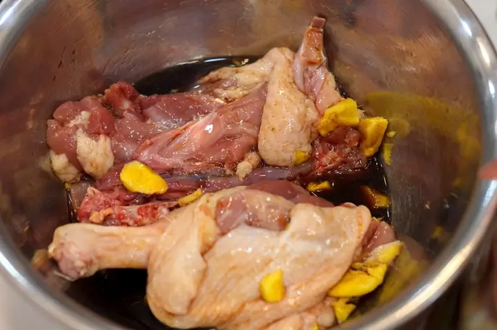 Cách làm vịt tiềm nước dừa