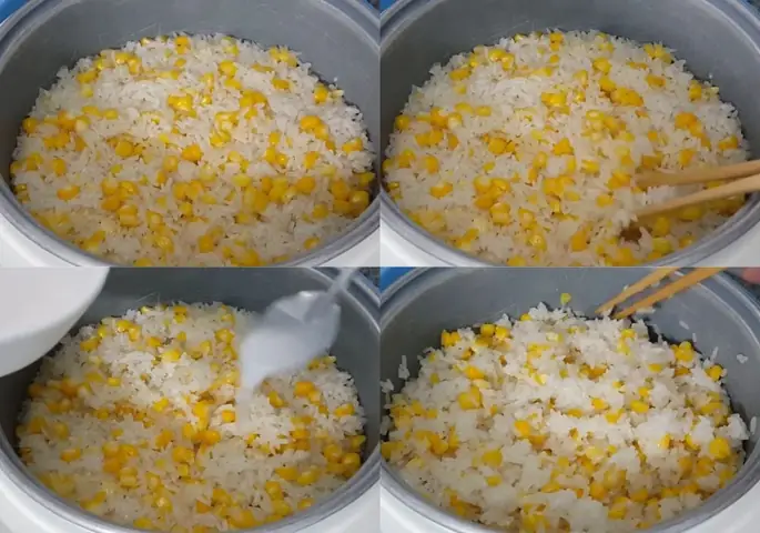 Bước 4: Pha Nước Cốt Dừa