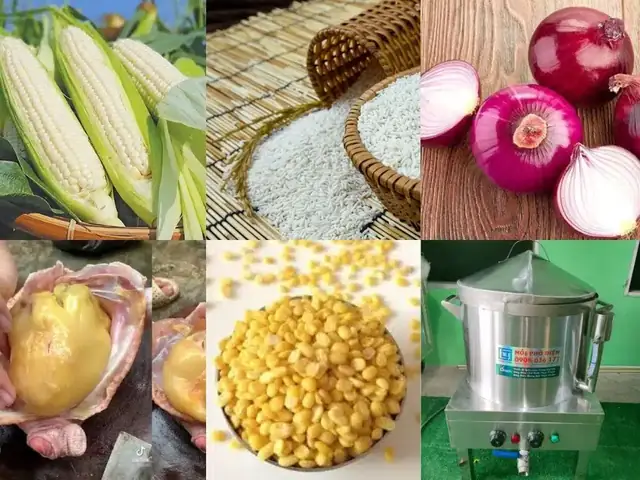 Nguyên Liệu Và Dụng Cụ Để Nấu Xôi Bắp