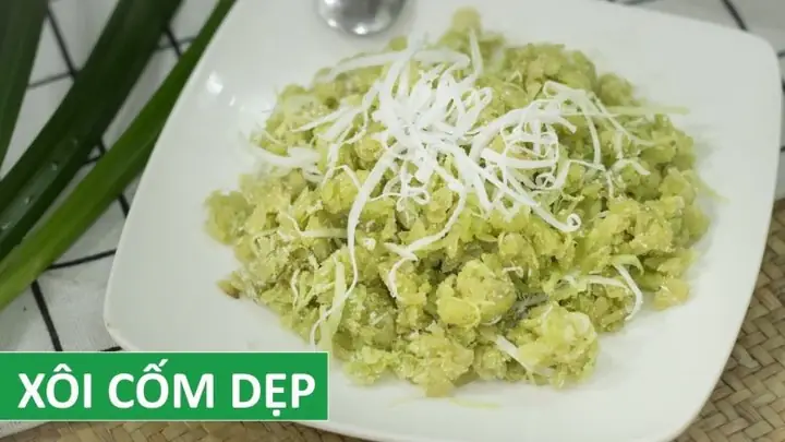 Cách Nấu Xôi Cốm Dẹp Lá Dứa