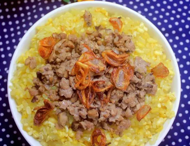 8. Cách nấu xôi đậu xanh thịt băm 8. Cách nấu xôi đậu xanh thịt băm