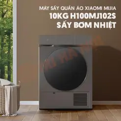 Máy Sấy Bơm Nhiệt Heat Pump Mijia H100mj102s Titanium 10kg- Khử Trùng Uvc, Sấy Nhanh, Diệt Mạt Sâu Máy Sấy Bơm Nhiệt Heat Pump Mijia H100mj102s Titanium 10kg- Khử Trùng Uvc, Sấy Nhanh, Diệt Mạt Sâu