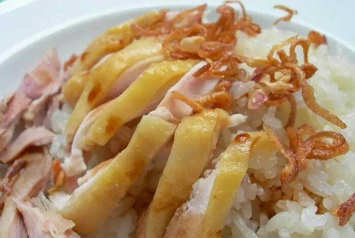 Nguyên liệu nấu xôi gà chặt