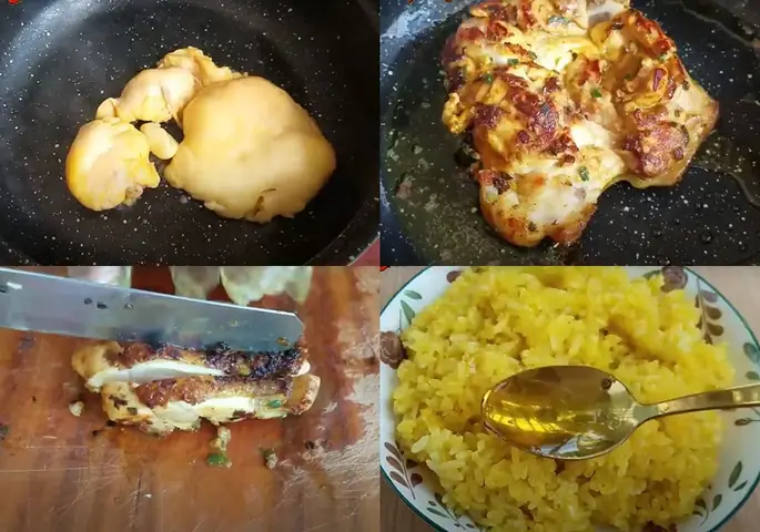 Làm xôi gà rôti Làm xôi gà rôti