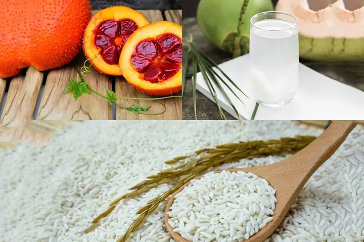 Nguyên Liệu Và Dụng Cụ Nấu Xôi Gấc