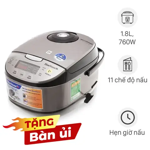 Nồi Cơm Điện Tử Bluestone 1.8 Lít Rcb-5938