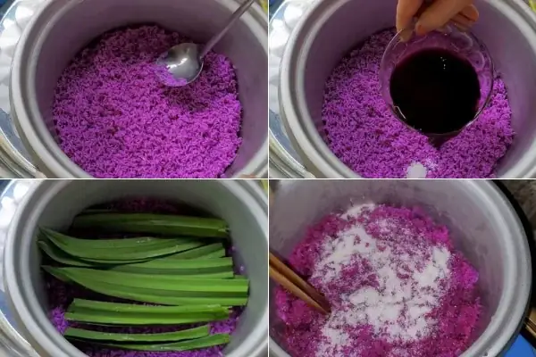 Nấu Xôi Lá Cẩm