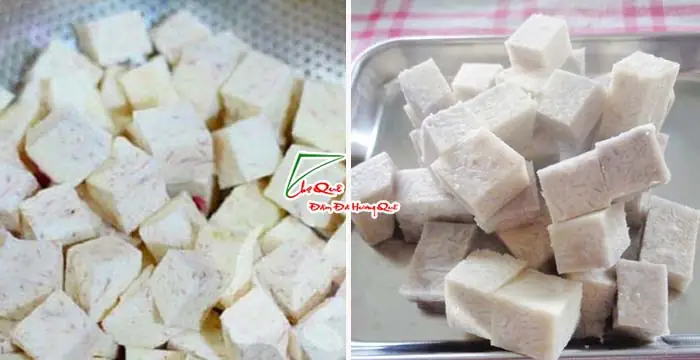 Cách Nấu Xôi Lá Cẩm Khoai Môn Thơn Ngon