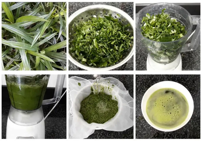 Làm Nước Cốt Lá Dứa