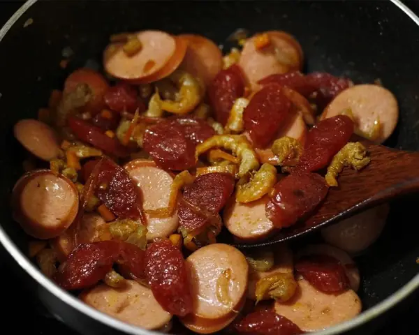 Bước 3: Chế Biến Nhân Mặn Bước 3: Chế Biến Nhân Mặn