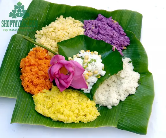 Xôi Ngũ Sắc – Món Ăn Rực Rỡ, Mang Hồn Núi Rừng Xôi Ngũ Sắc – Món Ăn Rực Rỡ, Mang Hồn Núi Rừng