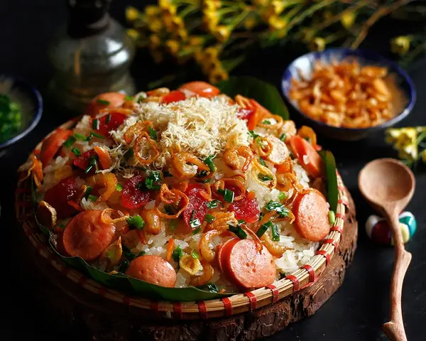 1. Cách nấu xôi mặn thập cẩm 1. Cách nấu xôi mặn thập cẩm