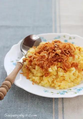 Sticky rice with mung bean Sticky rice with mung bean