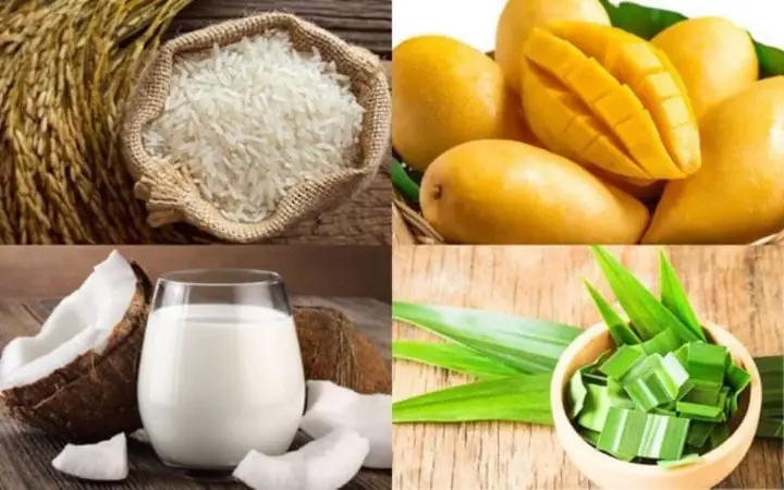 Nguyên Liệu Làm Xôi Xoài