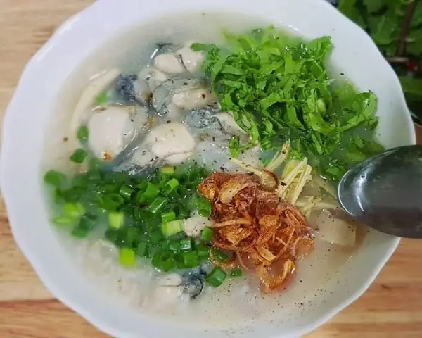 Bước 2: Các bước nấu cháo hàu