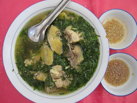 Lá Cách Nấu Canh Thịt Gà