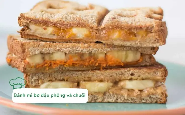 Bánh Mì Bơ Đậu Phộng Và Chuối
