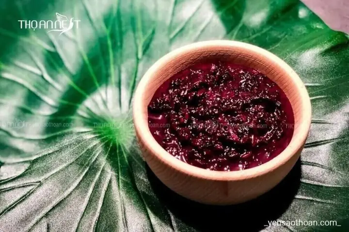 2.2. Cách nấu yến sào cùng cháo nếp than 2.2. Cách nấu yến sào cùng cháo nếp than